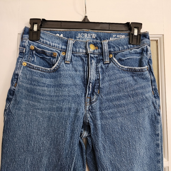 J.Crew Demi Boot Crop Jeans Women’s 24 Blue Mid Rise Cropped Denim - Picture 5 of 16